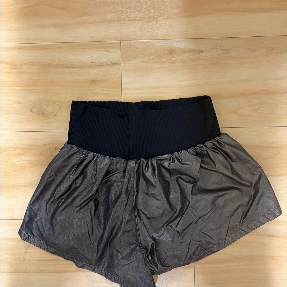 FP Movement by Free People Black and Brown Athletic Shorts